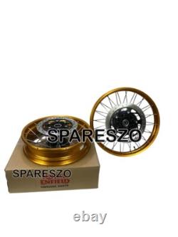 Gold Tubeless Spoked Wheels Fit For Royal Enfield Himalayan 450