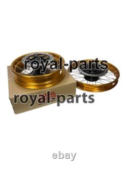 Gold Tubeless Spoked Wheels Fit For Royal Enfield Himalayan 450