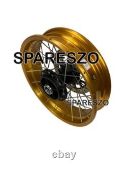 Gold Tubeless Spoked Wheels Fit For Royal Enfield Himalayan 450