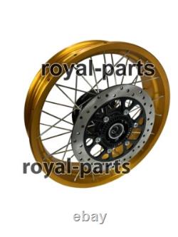 Gold Tubeless Spoked Wheels Fit For Royal Enfield Himalayan 450
