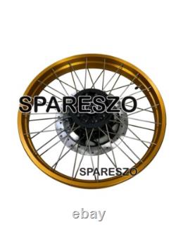 Gold Tubeless Spoked Wheels Fit For Royal Enfield Himalayan 450