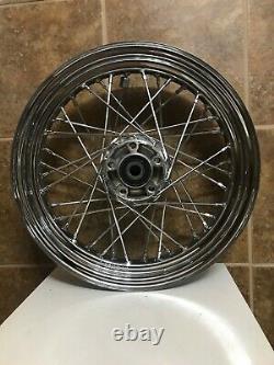 HD CHROME Softail Heritage 16 FRONT/REAR SPOKED WHEELS 43085-97 (13x6)