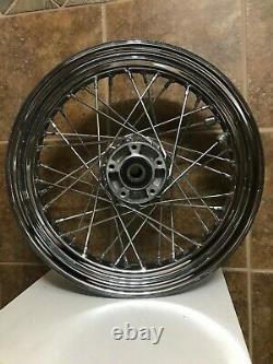 HD CHROME Softail Heritage 16 FRONT/REAR SPOKED WHEELS 43085-97 (13x6)