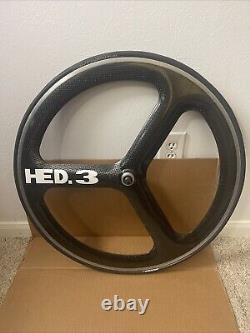 HED 10 Speed Rear Disc/Front Tri Spoke Wheelset