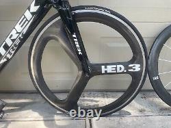 HED 10 Speed Rear Disc/Front Tri Spoke Wheelset