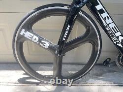 HED 10 Speed Rear Disc/Front Tri Spoke Wheelset