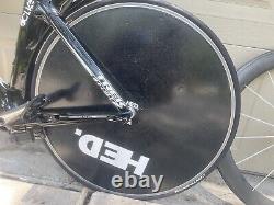 HED 10 Speed Rear Disc/Front Tri Spoke Wheelset