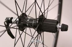 H Plus Son TB14 Black Rims Road Bike Wheelset Shimano 105 R7000 Hubs DT Spokes