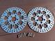 Harley 11.5 Front Rear Brake 9 Spoke Rotors, Dyna Fxd Fxdl Fxdwg With Bolts