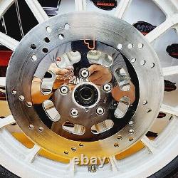 Harley Davidson Dyna Sportster Super Glide Front Rear Rims Wheels Rotor 13 Spoke