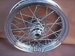 Harley-Davidson OEM 07-17 Softail Front Rear Wheels 16x3 Laced 40 Spoke exchange