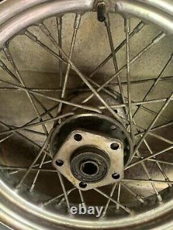 Harley Davidson Radaelli 3.00 x 21 Front Spoke Wheel Rim Mt 90 x 16 rear rim