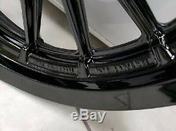 Harley Davidson Sportster Dyna 13 Spoke Front & Rear Wheels Rims Black