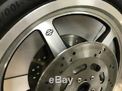 Harley Dyna Sportster Softail Front Rear Thunderstar 5 Spoke Mag Wheels Rim
