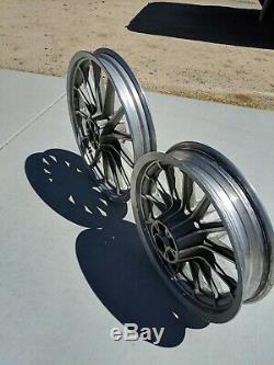 Harley FXR, Sportster, Dyna. 13 Spoke Wheels, 19 Front, 16 Rear