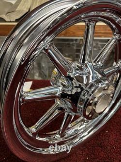 Harley-Fat-Boy Softail Heritage Wheels 9 Spokes OEM 2000 -2007 Front-Rear 16x3