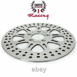 Harley Front & Rear Brake Disc Rotors Road King Classic 2008 -2020 Spoke Wheel