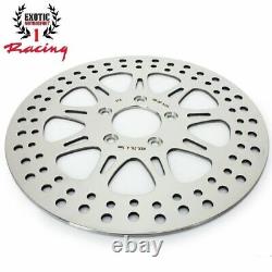 Harley Front & Rear Brake Disc Rotors Road King Classic 2008 -2020 Spoke Wheel