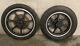 Harley Ironhead Xlh Xlch Front & Rear 7 Spoke Mag Wheels