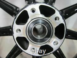 Harley OEM Mag Set Front Rear Wheel 9 Spoke Touring OEM 16x3 Black Powder Coat