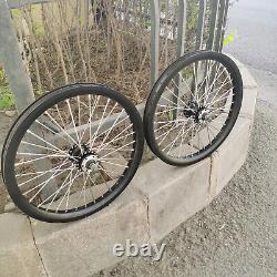 Heavy Duty 20 Bicycle Wheel, 680g Spokes Bike Rim Front & Rear 10G Spoke Wheel