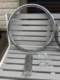 Honda 2022 CRF125F front and rear rim and spoke set, unused