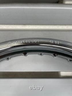 Honda 2022 CRF125F front and rear rim and spoke set, unused