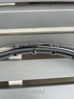 Honda 2022 CRF125F front and rear rim and spoke set, unused