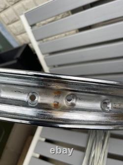 Honda 2022 CRF125F front and rear rim and spoke set, unused