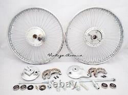 Honda C110 Ca110 C111 C115 Front-rear Wheel Rim Brake Hub Spoke Kit F6c+r4c
