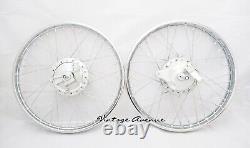 Honda C50 C65 C70 Front-rear Wheel Rim Brake Hub Spoke Kit F6s+r4s