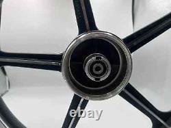 Honda C70 Passport Front & Rear Sportrim Black 5 Spoke 17 With Baaring FAST DHL