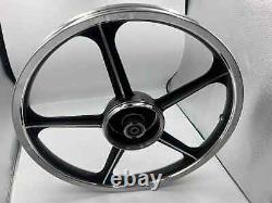 Honda C70 Passport Front & Rear Sportrim Black 5 Spoke 17 With Baaring FAST DHL