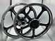 Honda C70 Passport Front And Rear Sportrim Black 5 Spoke 17 With Baaring