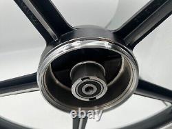 Honda C70 Passport Front and Rear Sportrim Black 5 Spoke 17 With Baaring