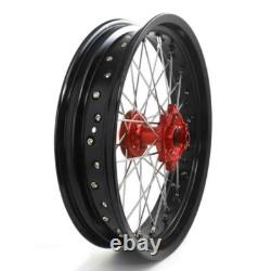 Honda CRF250L 2013-2020 Supermoto Wheels Rims Set 17 3.5/4.25 Red Hub
