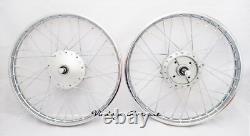 Honda Cd50 Cd65 Cd70 Front-rear Wheel Rim Brake Hub Spoke Set Kit F6s+r4.1s