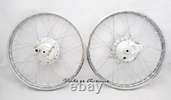 Honda Cd50 Cd65 Cd70 Front-rear Wheel Rim Brake Hub Spoke Set Kit F6s+r4.1s