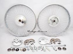 Honda Cs50 Cl50 Ss50 S65 Cb50 Front-rear Wheel Rim Brake Hub Spoke Kit F6c+r4c
