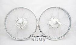 Honda Cs50 Cl50 Ss50 S65 Cb50 Front-rear Wheel Rim Brake Hub Spoke Kit F6s+r4s