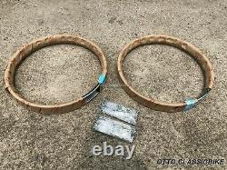 Honda Superhawk 250 305 Cb77 Cb72 Front & Rear Wheel Rim 2pcs & Spoke 72 Pcs