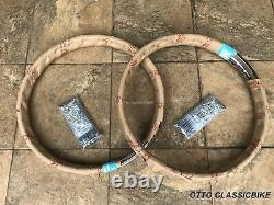 Honda Superhawk 250 305 Cb77 Cb72 Front & Rear Wheel Rim 2pcs & Spoke 72 Pcs