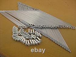 Honda Xl250 S Xl250s 1979-1980 Front & Rear Spoke Set Stainless Steel Es172