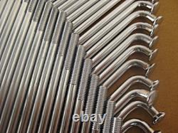 Honda Xl250 S Xl250s 1979-1980 Front & Rear Spoke Set Stainless Steel Es172