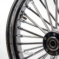 Hoprousa Front&Rear Wheel for'18-later Harley Street Bob Chrome Aluminum Spoke