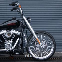 Hoprousa Front&Rear Wheel for'18-later Harley Street Bob Chrome Aluminum Spoke