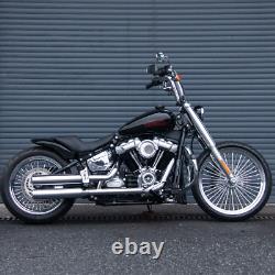 Hoprousa Front&Rear Wheel for'18-later Harley Street Bob Chrome Aluminum Spoke