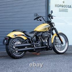 Hoprousa Front&Rear Wheel for'18-later Harley Street Bob Chrome Aluminum Spoke