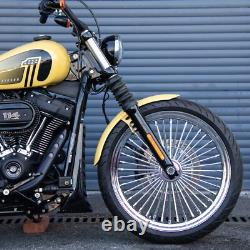 Hoprousa Front&Rear Wheel for'18-later Harley Street Bob Chrome Aluminum Spoke