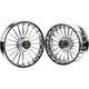 Hoprousa Front&rear Wheel For 2018+ Harley Breakout Aluminum Chrome 21 & 18 Inch